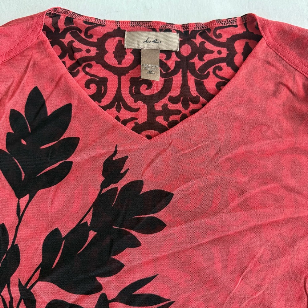 Y2K Mesh Quarter Sleeve Top - Picture 3 of 6